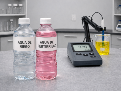 Análisis de aguas de riego y fertirriego